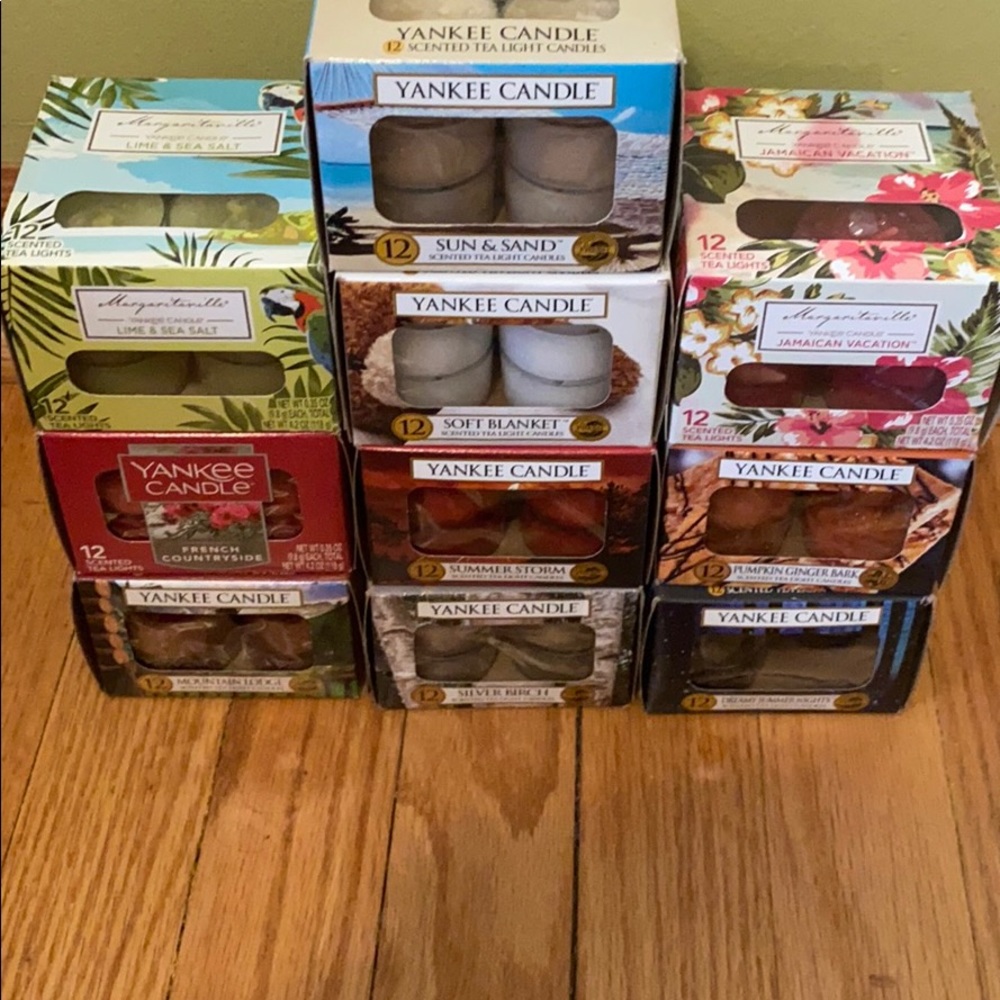 Yankee tea light candles